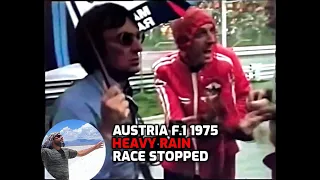 Austrian G.P. Formula One 1975 - race must be stopped -