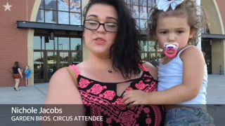 Protest held outside Silverstein Arena before Garden Bros. Circus show