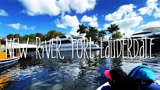 New River, Fort Lauderdale | Boat Ride 🛥to Sandbar