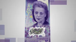 The $10 bank note featuring Viola Desmond: security features