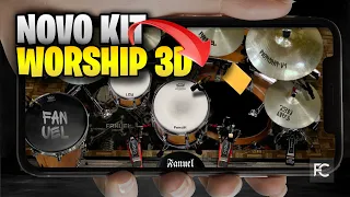 Novo Kit | WORSHIP 3D 2023 | Pra Real Drum - Por Fanuel Carvalho