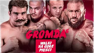 GROMDA 6: ZADYMA vs VASYL. Krwawe i brutalne walki na gołe pięści. Nokauty gwarantowane!