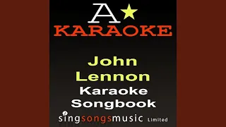 Watching The Wheels (Originally Performed By John Lennon) (Karaoke Version)