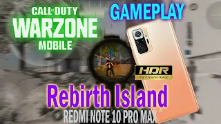 #1 Warzone Mobile || Rebirth Island || Redmi Note 10 Pro Max ||  6 GB RAM || GAMEPLAY