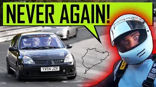 How to SCARE a friend in their car at the Nurburgring! Ft. Clio RS 172