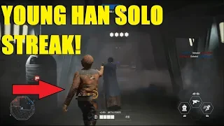 Star Wars Battlefront 2 - HUGE Young Han Solo killstreak! (LEGENDARY) Beckett's Crew outfit!