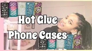 Super Easy DIY Hot Glue Phone Case [NO CLEAR CASE NEEDED]  - Part 2    ||   SoniLatoya