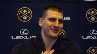 Jokic catches himself from saying "no homo" for a 2nd time after getting fined $25,000 in 2018