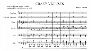 Rafael Comeau - "Crazy Violists" for solo viola and string ensemble (audio + sheet music)