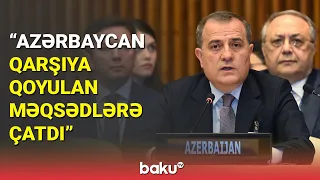 Ceyhun Bayramov BMT-də antiterror tədbirlərindən danışdı