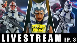 Hot Toys AHSOKA TANO and 501st Battalion Clone Troopers Figure Preview  | Livestream Ep. 3