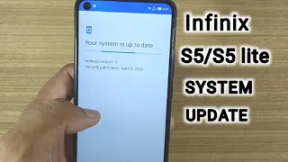 Infinix S5 & S5 lite  System Update || Online Update ||