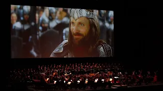 King Elessar is crowned / Samwise & Rosie get married live orchestra - LOTR The Return of the King