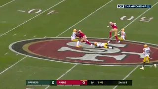 JIMMY GAROPPOLO TO DEEBO SAMUEL FOR A FIRST DOWN | NFC CHAMPIONSHIP