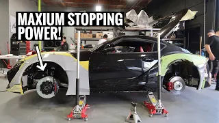 Toyota Supra Brembo Big Brake Kit Install!
