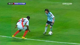 Messi Nutmeg Goal vs Peru (Copa America) 2007 English Commentary HD 720p