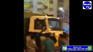 Belarusiyada xalq üsyan edir - Əhali polisləri döyür