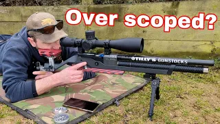 Is a larger scope really better? A prs scope on an air rifle?