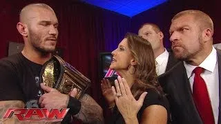 The Authority does not budge in making new WWE World Heavyweight Champion Randy Orton compete: Raw,