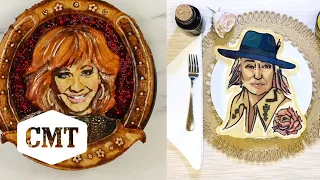 Country Stars as Food Art 🥧🥞 CMT