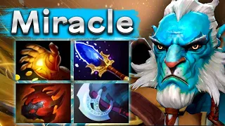 4 смерти в начале, но Миракл так просто не сдается! - Miracle Phantom Lancer 7.34 DOTA 2