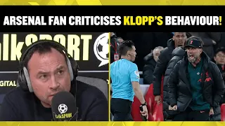 This Arsenal fan SLAMS Klopp & Guardiola for their behaviour in the Liverpool v Man City match! 😡👀