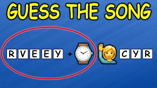 Guess The Popular Songs From 2020 to 2021 By Emoji & Scrambled Words | Fun Quiz Questions