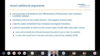 Reform of Fiscal Rules – Lessons Learned?