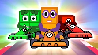 Karting Race Pixel Game - Numberblocks Animation