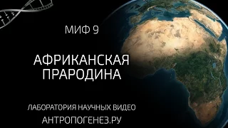 Африканская прародина. Мифы об эволюции человека.