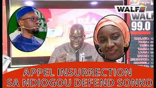 APPEL A L'INSURRECTION : Sa Ndiogou défend Sonko et recadre Mimi - Diomet sur Walf FM