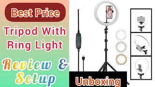 Ring fill light 26 Cm/10 inch review in Hindi | Ring light with stand under 1000। mrstudy #ringlight
