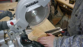 Нетипичная работа торцовочной пилы.Часть 1. Unusual work of a miter saw. Part 1.