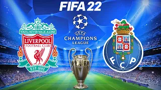 FIFA 22 | Liverpool vs FC Porto - UEFA Champions League 2021/22 - Full Match & Gameplay