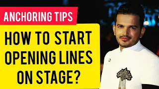 How to start Anchoring on Stage | Opening Lines for Anchor | Public Speaking Tips  Online Education