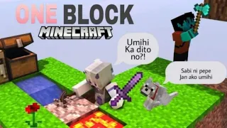 MINECRAFT ONE BLOCK PART 1 WITH PEPESANTV