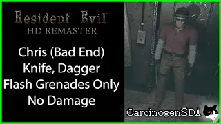 Resident Evil HD Remaster (PC) - Chris Melee Only No Damage