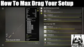 Russian Fishing 4, How To Max Drag Your Setup