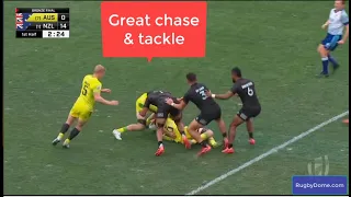 Restarts in Sevens - Chase And Tackle