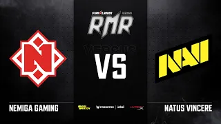[RU] Nemiga vs NAVI | Карта 1: Inferno | StarLadder CIS RMR Main Event Group Stage