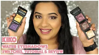 KIKO Water Eyeshadows - Review & Swatches