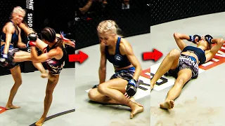 DELAYED HEAD KICK KO 🤯 Janet Todd vs. Ekaterina Vandaryeva Full Fight