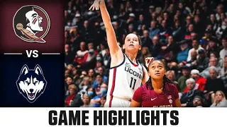 Florida State vs. UConn Women's Basketball Highlights (2022-23)