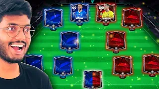 🔵 Team Blue X Team Red 🔴 Squad Builder - FC MOBILE!