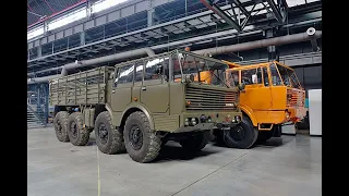 TATRA TRUCKS Reportáž z návozu exponátů do nového muzea