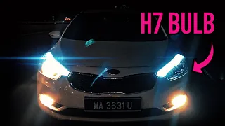 Headlight bulb H7 replacement for Kia Cerato / Forte / K3 2014 (SUB : ENG/CN)