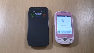Incoming + Outgoing call at the Same Time  Samsung Galaxy S4 Mini ANDROID 4 + Samsung Galaxy Corby