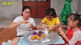 Dạy Em Làm Bánh Trung Thu ❤ Lộc TiVi ❤