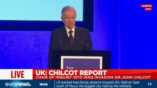 [Full speech] Chilcot report into UK govt.'s actions in Iraq made public