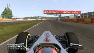 F1 2011 Silverstone Time Trial with Kers and DRS 1:29:000